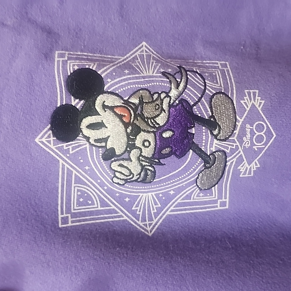 Disneyland 100 Years Of Wonder Embroidered Sweater Adult Size Medium - Picture 3 of 11
